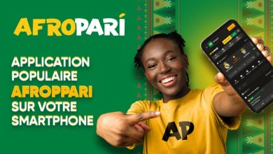 Créer le compte Afropari avec le code promo