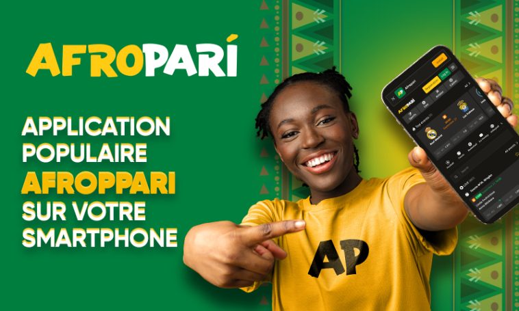 Créer le compte Afropari avec le code promo